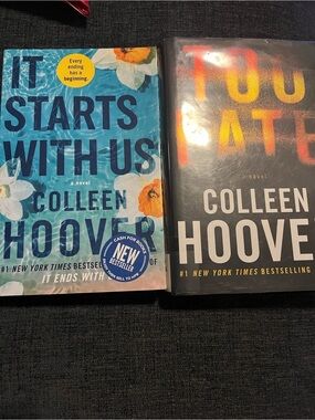 It Starts With Us by Colleen Hoover - Blue Floral Cover